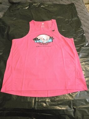 New Balance Men's Bright Pink Pride Run Tank